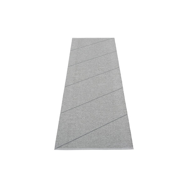 Randy Plastic Rug, granit/grey, Pappelina