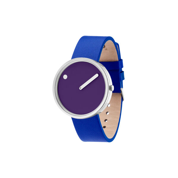 PICTO Wrist Watch, prince purple/steel/blue, PICTO