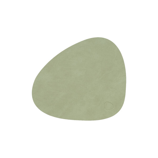 Nupo table mat Curve S, olive green, LIND DNA
