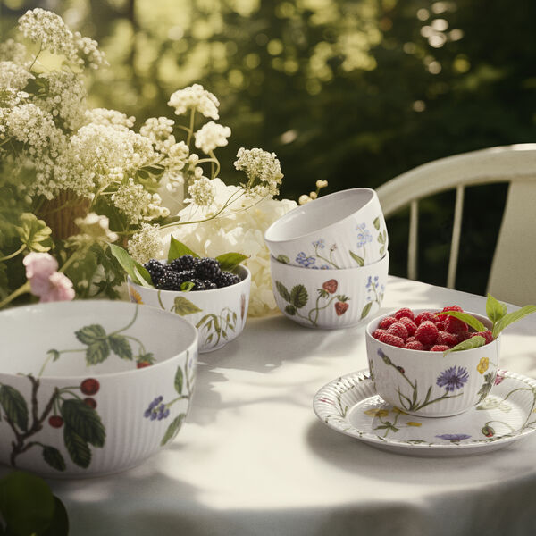 Hammersh&oslash;i Summer Teller &Oslash; 22 cm, Wildblumen, K&auml;hler