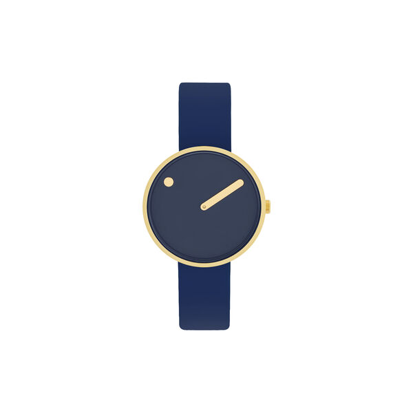 PICTO Wrist Watch, midnight blue/gold/midnight blue, PICTO