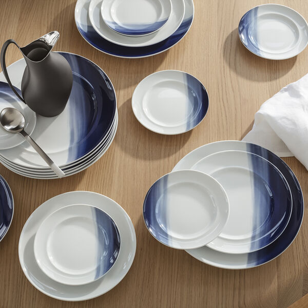 KOPPEL Fr&uuml;hst&uuml;cksteller 22 cm, blaue Nuancen, Georg Jensen