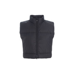 Feather down Short Vest, black, BITTE KAI RAND