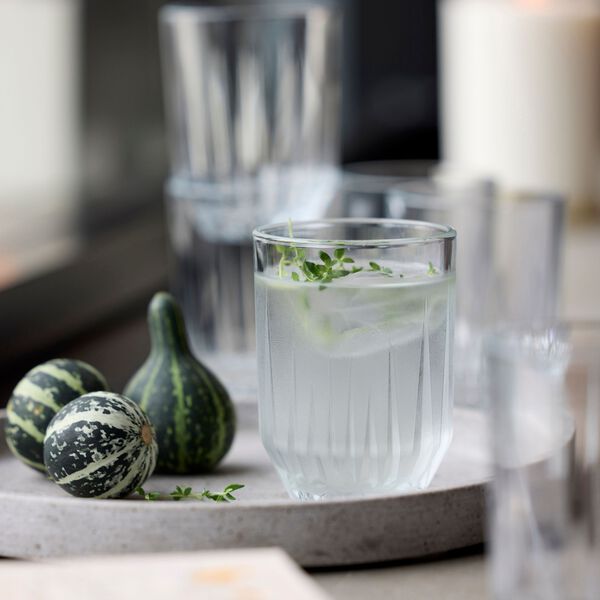 Astrid Wassergl&auml;ser, 6 St&uuml;ck, Lyngby Glas