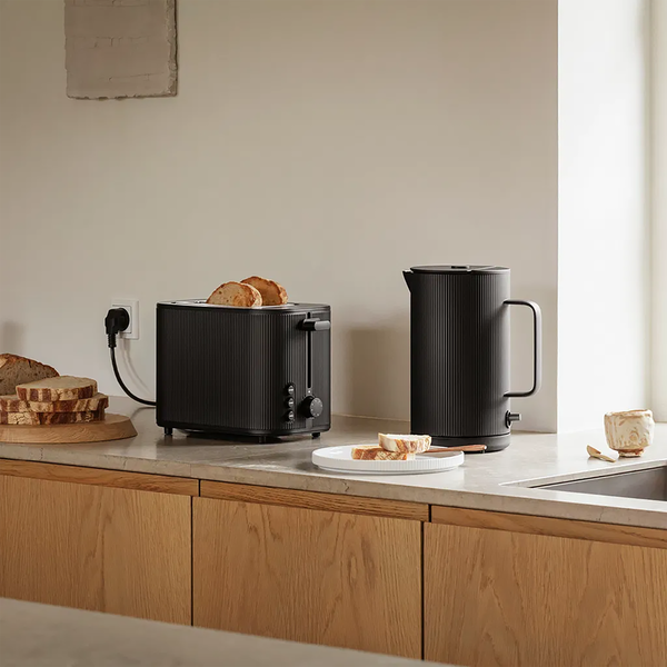 BERNADOTTE Wasserkocher, schwarz, Georg Jensen