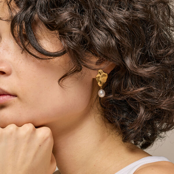 Caia gro&szlig;er Ohrring, Perlen, ENAMEL Copenhagen