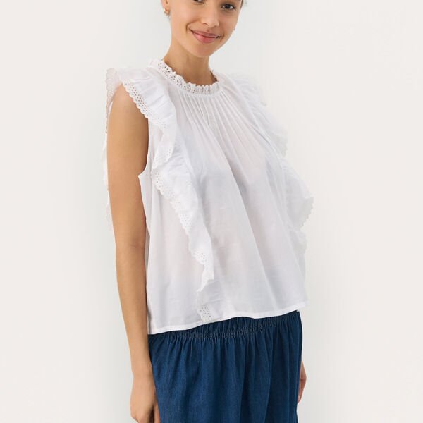 TheanaPW Top, bright white, Part Two