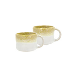 Styles Espressotasse, 2 Stk., gelb/creme, Villa Collection