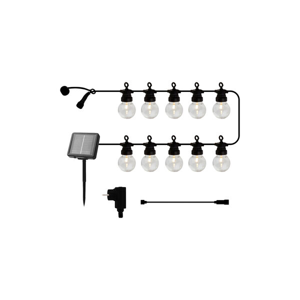 Lucas Combi Solar/Transformer Starter Set with Bright Light, 10 Lights, Sirius Home