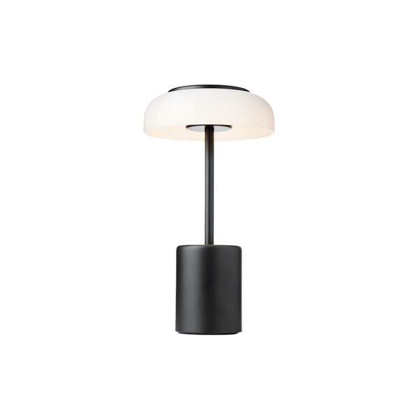 Blossi Mini Portable Table Lamp, black, Nuura