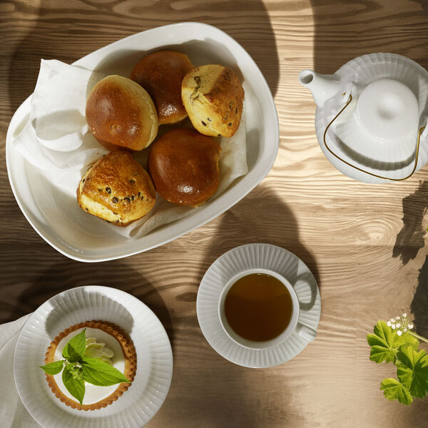 Hammersh&oslash;i ofenfeste Auflaufform, wei&szlig;, K&auml;hler