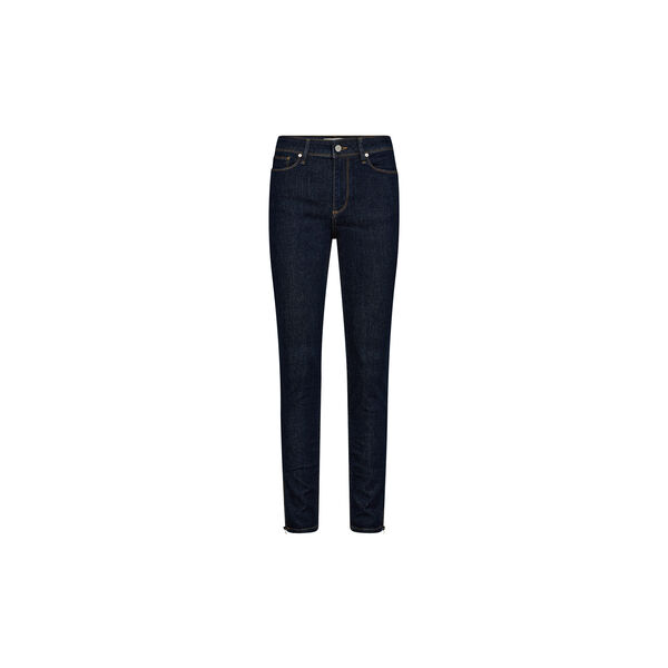 PD-Poline Cropped Jeans Zip Wash Rinse Sunday, rinse denim, Pieszak