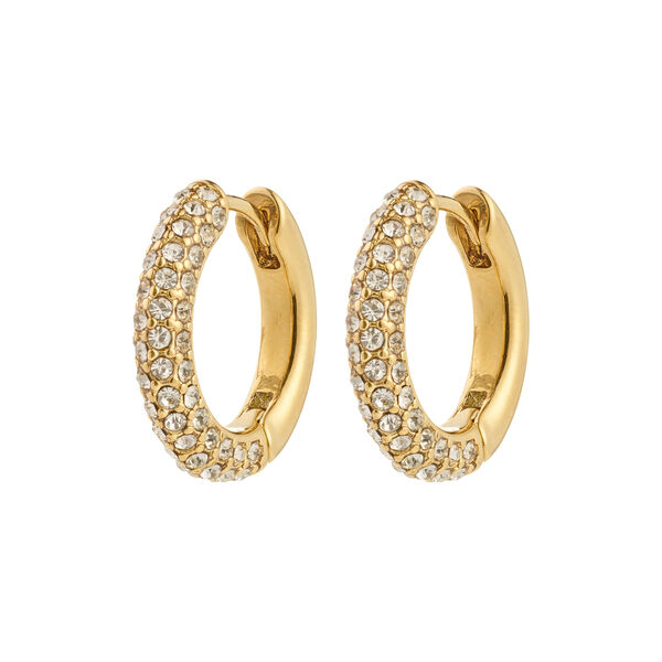 TATUM hoops Medium, gold plated, Pilgrim