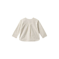 Hemd Bj&oslash;rk, dark blue stripe, Wheat