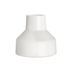Solare vase low, white, Iittala