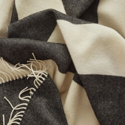 The Sweater Throw, 06600 black, Silkeborg Uldspinderi