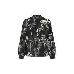 MakennaIW Shirt, black tree garden, InWear
