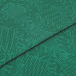 Star Fluted Glass Christmas tablecloth, gr&oslash;n, Royal Copenhagen