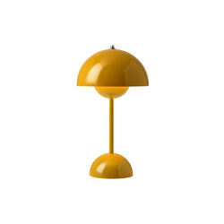 Flowerpot VP9 Portable Table Lamp, mustard Flowerpot VP9 Portable Table Lamp, mustard, &Tradition