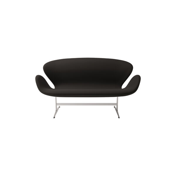 Swan&trade; Sofa 3321 2-Pers. Sofa, black, Fritz Hansen