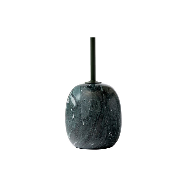 Lato Table LN8 Lounge Table, Verde Grigio marble/deep green, &Tradition