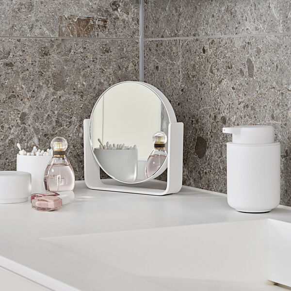 Tischspiegel mit 5-facher Vergr&ouml;&szlig;erung, wei&szlig;, Zone Denmark