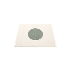 Vera Plastic Rug, army/vanilla, Pappelina