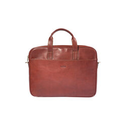1 Compartment Laptop Bag, dark brown, Tony Perotti