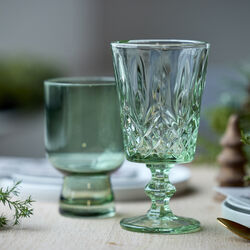Sorrento water glass 4 pcs, green, Lyngby Glas