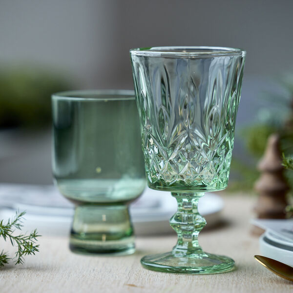 Sorrento water glass 4 pcs, green, Lyngby Glas
