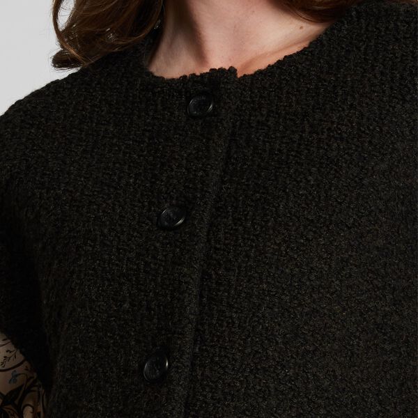 3560PBOKonia waistcoat, dark brown, PBO