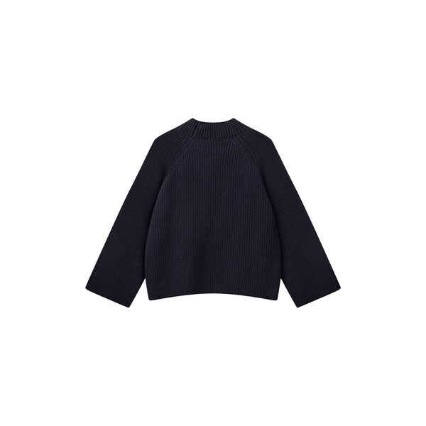 BL-ALVINA ART 2 Strick, navy, Blanche CPH