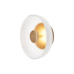 Blossi Wall Lamp, nordic gold/opal, Nuura