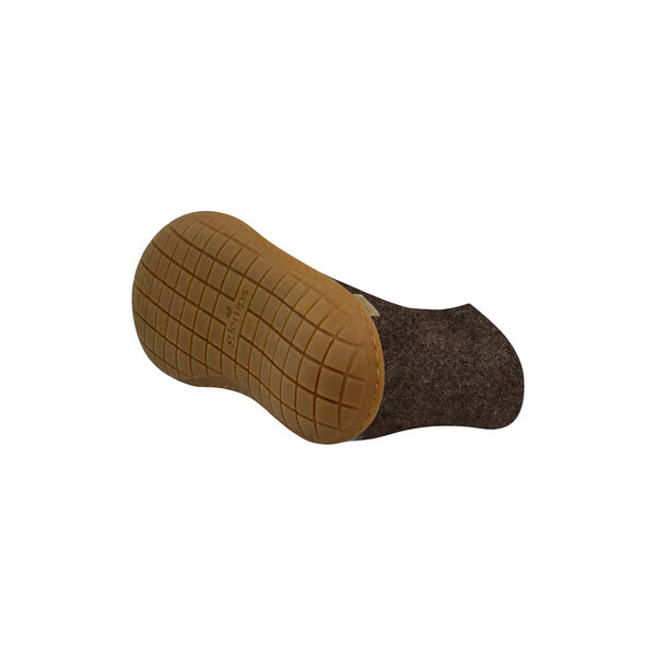 Filzstiefelette mit Naturgummisohle, naturbraun, Glerups