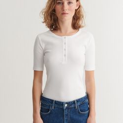 Ludmilla SS Gro&szlig;vater, bright white, Basic Apparel