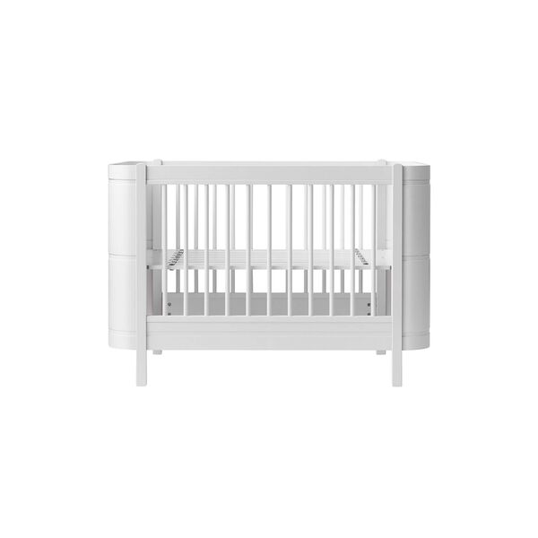 Wood Mini+ Cot Bed incl. Junior Kit 68x122/162 cm, white, Oliver Furniture