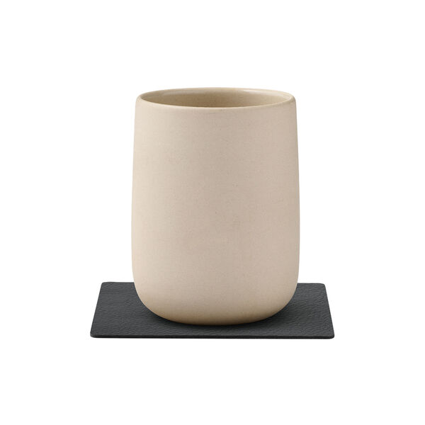 Serene glass mat Square, anthracite, LIND DNA