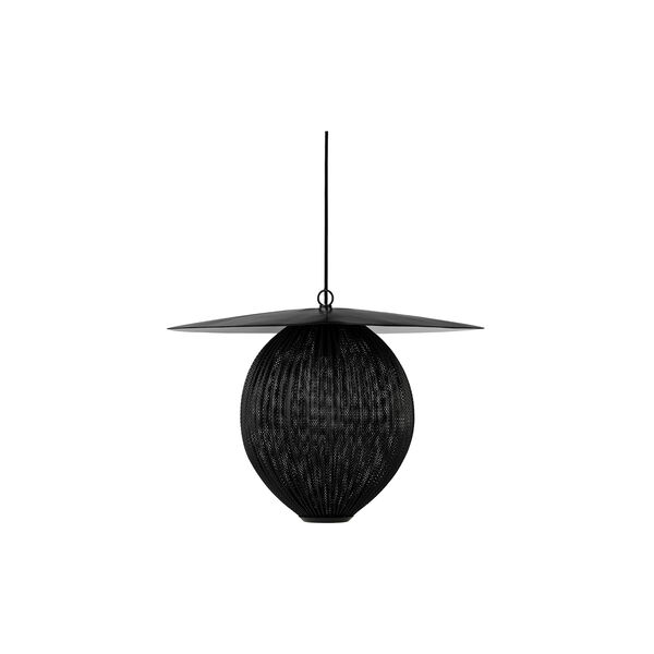 Satellite Pendelleuchte L, midnight black, GUBI