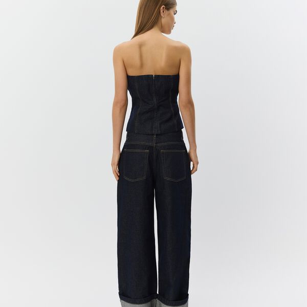 MishaSW Jeans aus Raw Denim, dark denim blue, Sofie Schnoor