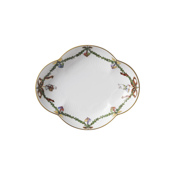 Star Fluted Christmas Platte, 17,5 cm, Royal Copenhagen