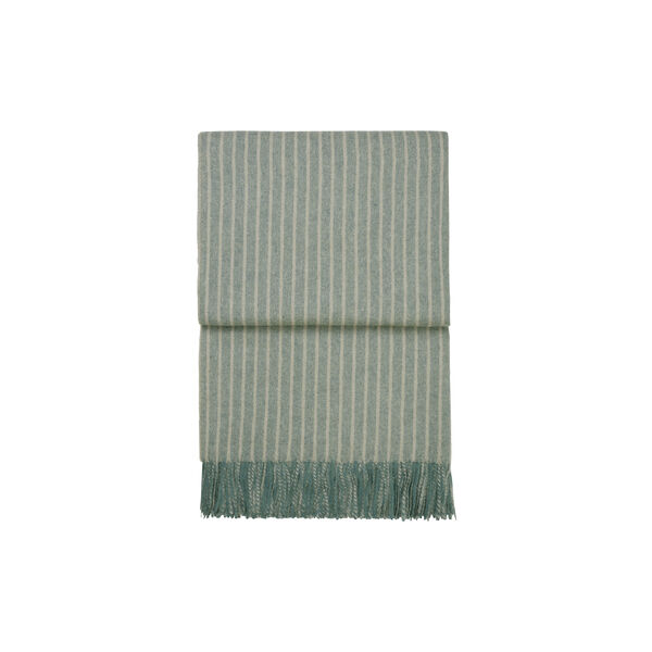 Stripes Throw, green, ELVANG