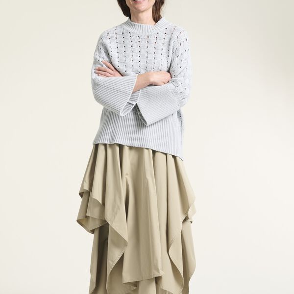 Kareshi blus, tender blue, BITTE KAI RAND