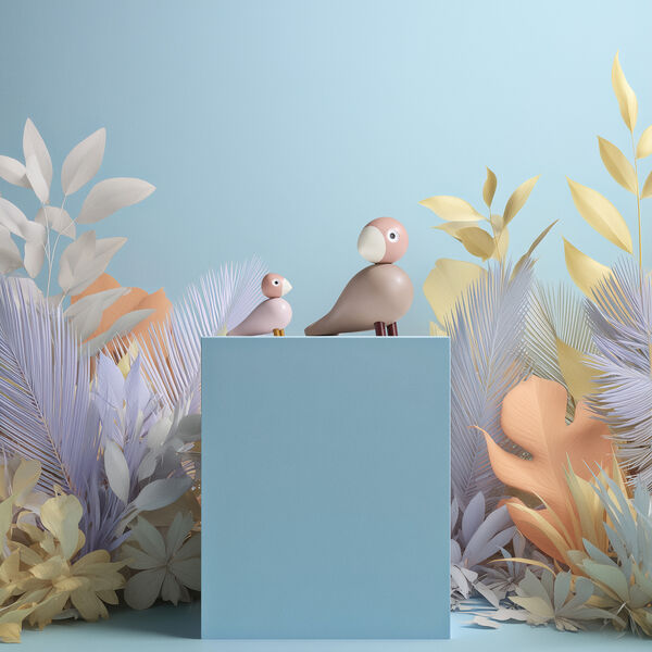 Songbird Liv & Lykke, soft pink, Kay Bojesen Denmark