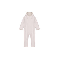 Doubleface Fleece Babysuit, rose powder/kit, VER de TERRE