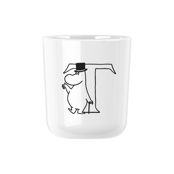 Moomin ABC Tasse T, moomin white, RIG-TIG