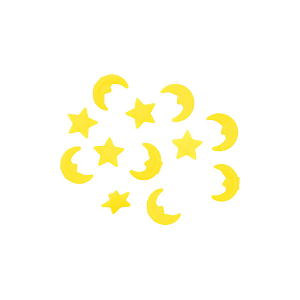 Fahrrad-Streamer und Perlen, dark blue glitter, Konges Sløjd