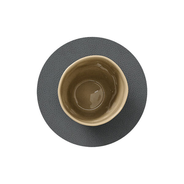 Serene glass mat Circle, anthracite, LIND DNA