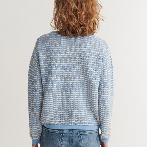 Cashi-Pullover, dutch canal/birch, Basic Apparel