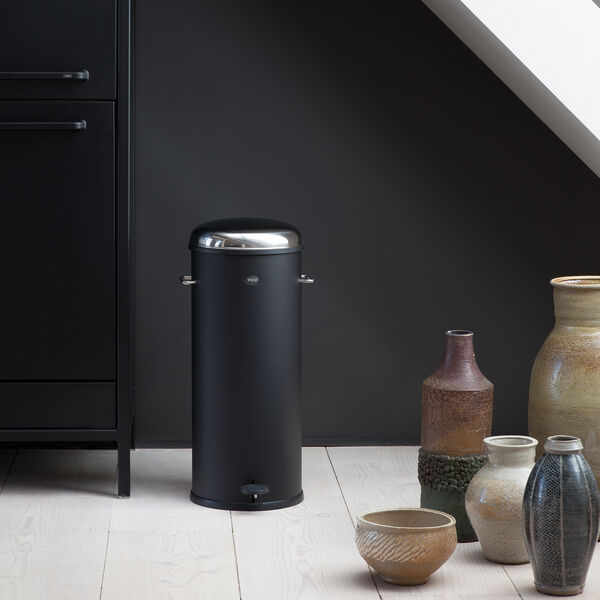 Vipp17 Treteimer, schwarz, Vipp