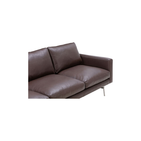 Edge V1 3 pers. sofa, faith dark brown, Wendelbo